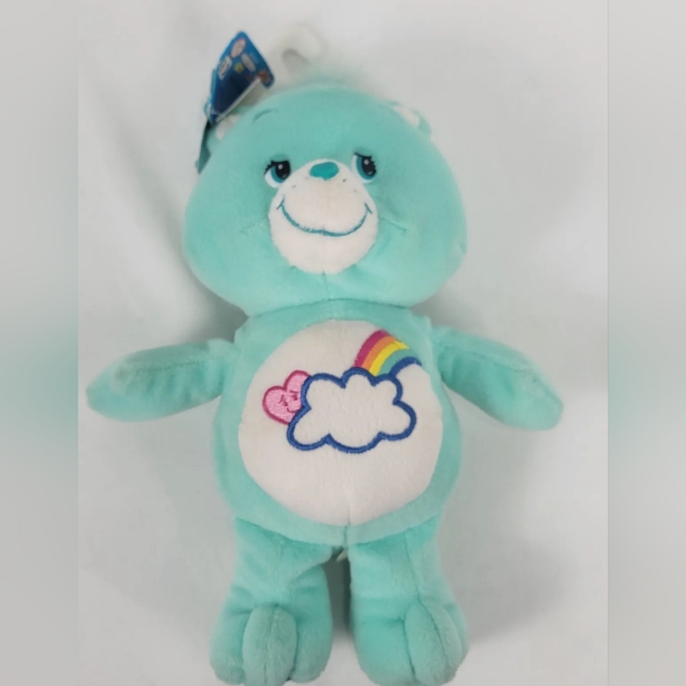 Care Bears Bashful Heart Bear Collector's Edition Series 3 #4 10" 2004 NWT Blue